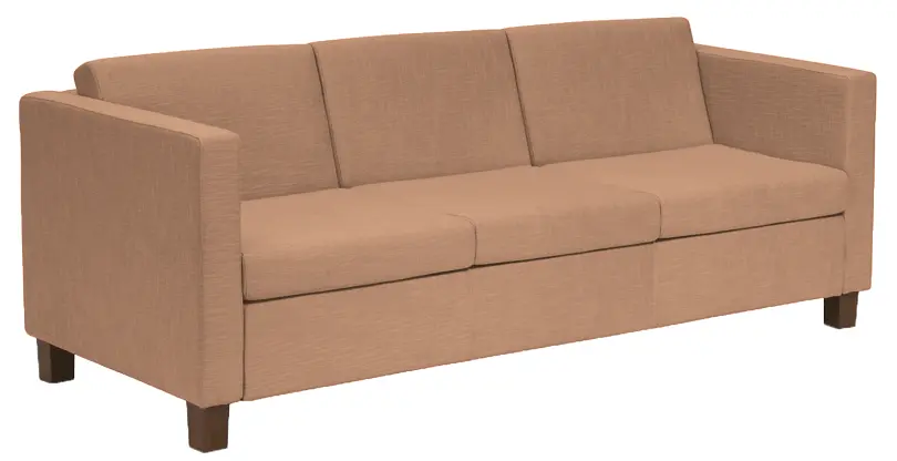 BOGA - 3 sedací souprava, koženka BLOOM B 029 - koženka latté